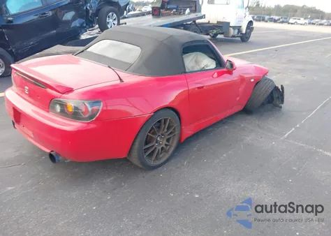 2001 Honda S2000 из США, поврежденный, VIN JHMAP11431T000371